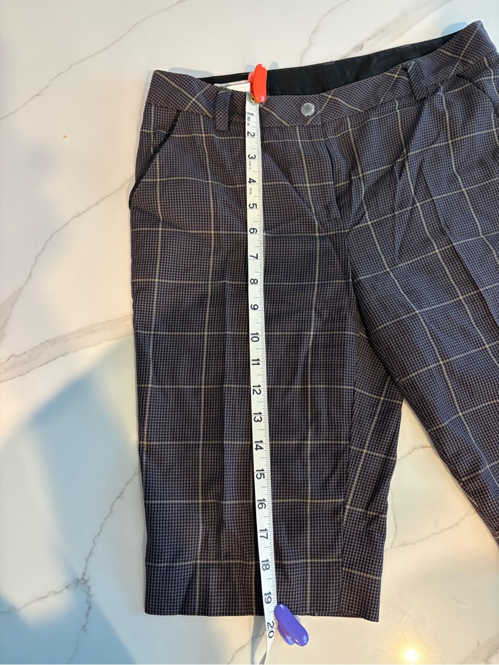 Cutter & Buck Gray Windowpane Dress Pants